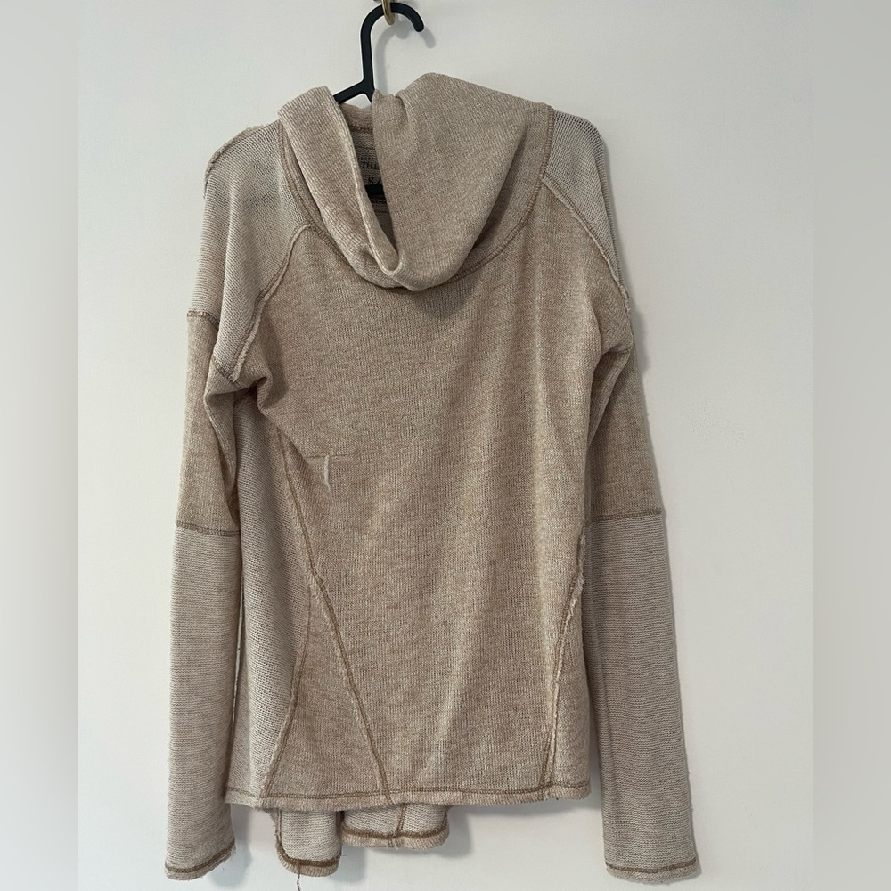Free People Sweater tan cowl neck